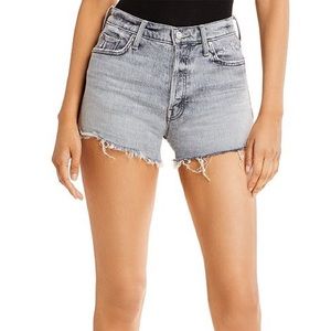 Mother The Tomcat Kick Fray Shorts in Shadows In The Grass Gray Size 26 New